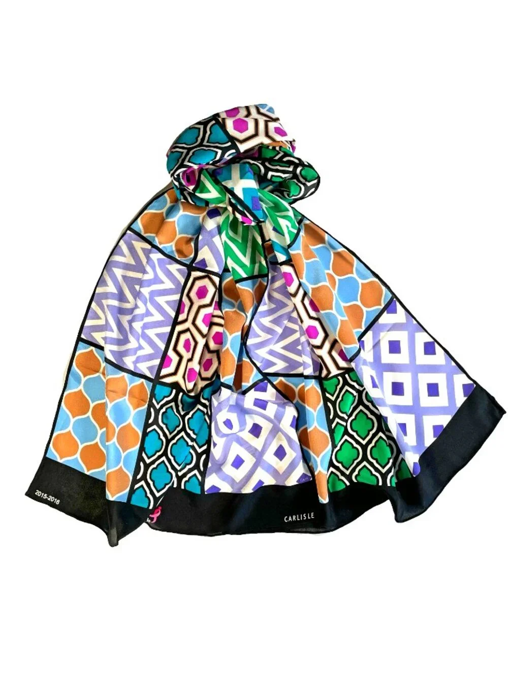 NWT Carlisle Silk Scarf Fabric of Hope Collection